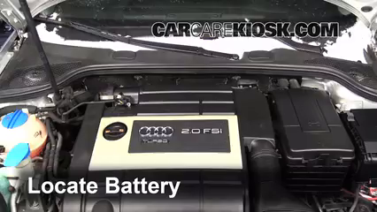 2007 Audi A3 2.0L 4 Cyl. Turbo Battery Jumpstart